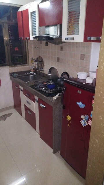 Kitchen in 2 BHK Apartment at Sanghvi Valley, Kalwa – for Sale