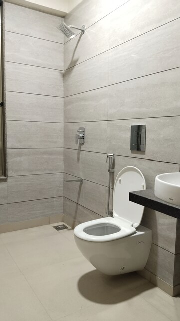 Bathroom in 3 BHK Apartment at Raheja Princess, Prabhadevi – for Sale