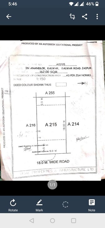 Plot For Resale in Ansal Abhilasha Homes Anand Lok Jaipur  7438762