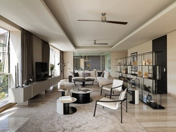 Living Room in 4 BHK Apartment at M3M Trump Tower, Sector 65 – for Sale