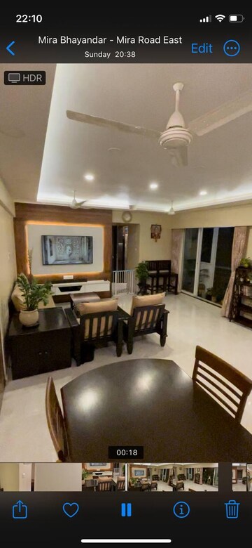 Living Room in 2 BHK Apartment at Hubtown Gardenia, Mira Road – for Sale