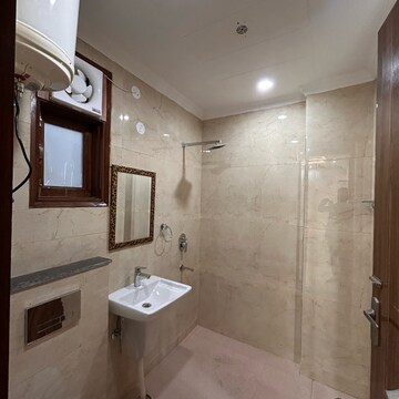 Bathroom in 3 BHK Builder Floor at Chattarpur – for Sale