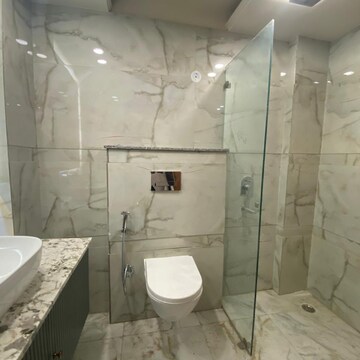 Bathroom in 3 BHK Builder Floor at Chattarpur – for Sale