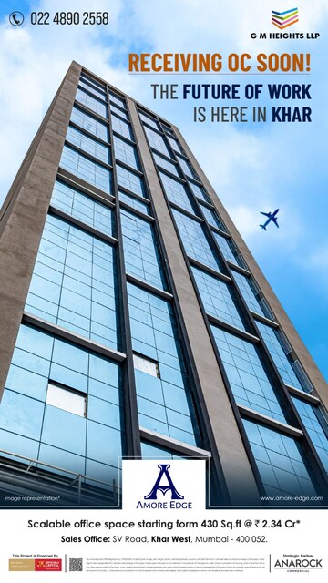 Staircase in  Office Space at GM Amore Edge, Khar West – for Sale