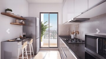 Kitchen in 3 BHK Apartment at Kasturi Regius, Sector 13 – for Sale