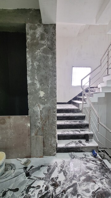 Staircase in 4 BHK Builder Floor at Dilshad Garden – for Sale