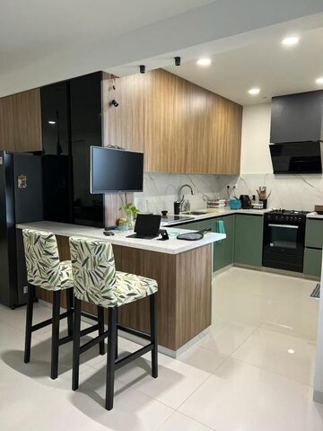 Master Bedroom in 3 BHK Apartment at Sri Aditya Athena, Shaikpet – for Sale