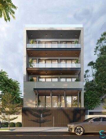 5 BHK Builder Floor – Exterior View View at Sector 45 - for Sale