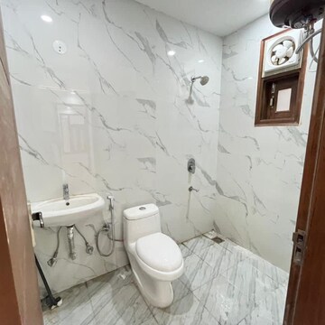 Bathroom in 3 BHK Builder Floor at Chattarpur – for Sale
