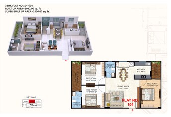 3 BHK Apartment For Resale in Krishna Kunj Heights 2 Kanakpura Jaipur  7445091