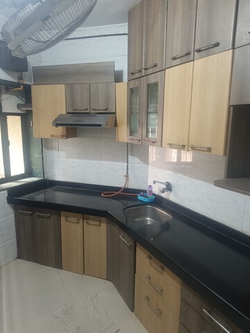 Kitchen in 1 BHK Apartment at Nilgiri Gardens, Nerul – for Rent