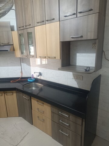 Kitchen in 1 BHK Apartment at Nilgiri Gardens, Nerul – for Rent