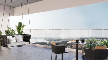 Balcony in 3 BHK Apartment at Brigade Insignia, Yelahanka – for Sale