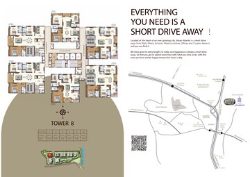 Master Plan in 3.5 BHK Apartment at Vasavi Atlantis, Narsingi – for Sale