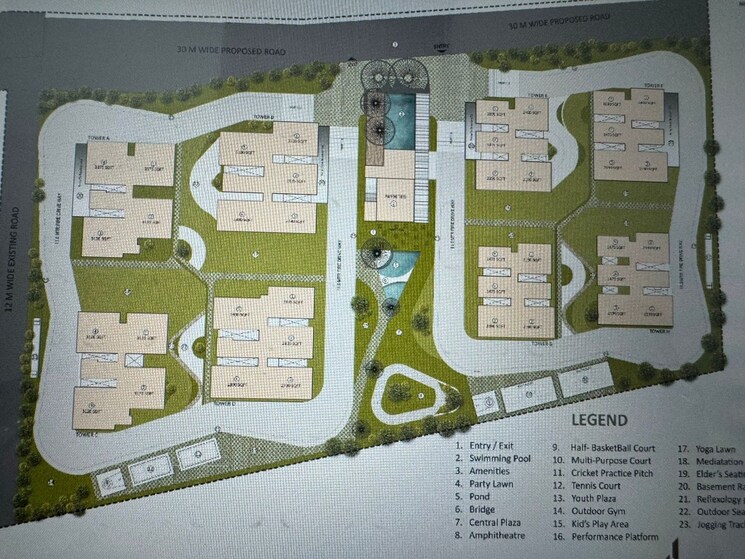 Master Plan, kondapur 3 Bedroom 2190 Sq.Ft. Apartment In Kondapur Hyderabad 7446184