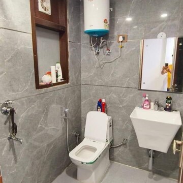 Bathroom in 3 BHK Builder Floor at Chattarpur – for Sale