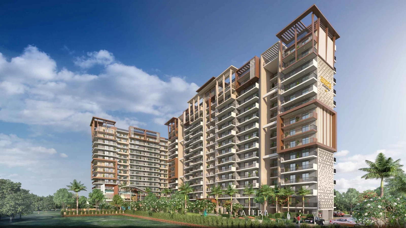 3 BHK Apartment फॉर रीसेल इन Aura Gazania Nabha Zirakpur  7446841