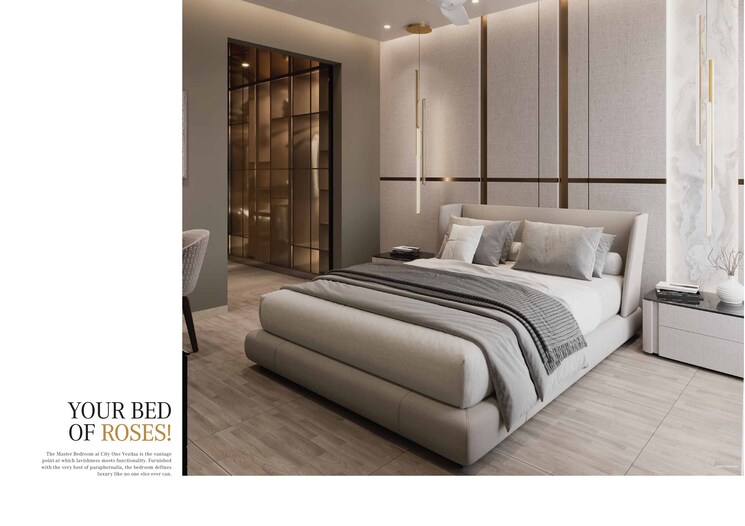 Bedroom, city-one-vezdaa 3 Bedroom 1202 Sq.Ft. Apartment In Ravet Pune 7448277