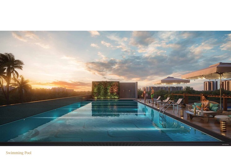 Swimming Pool, city-one-vezdaa 3 Bedroom 1202 Sq.Ft. Apartment In Ravet Pune 7448277