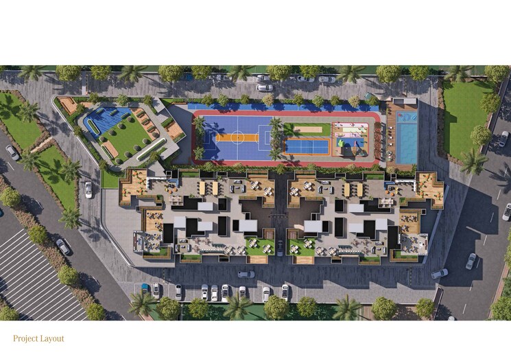 Master Plan, city-one-vezdaa 3 Bedroom 1202 Sq.Ft. Apartment In Ravet Pune 7448277