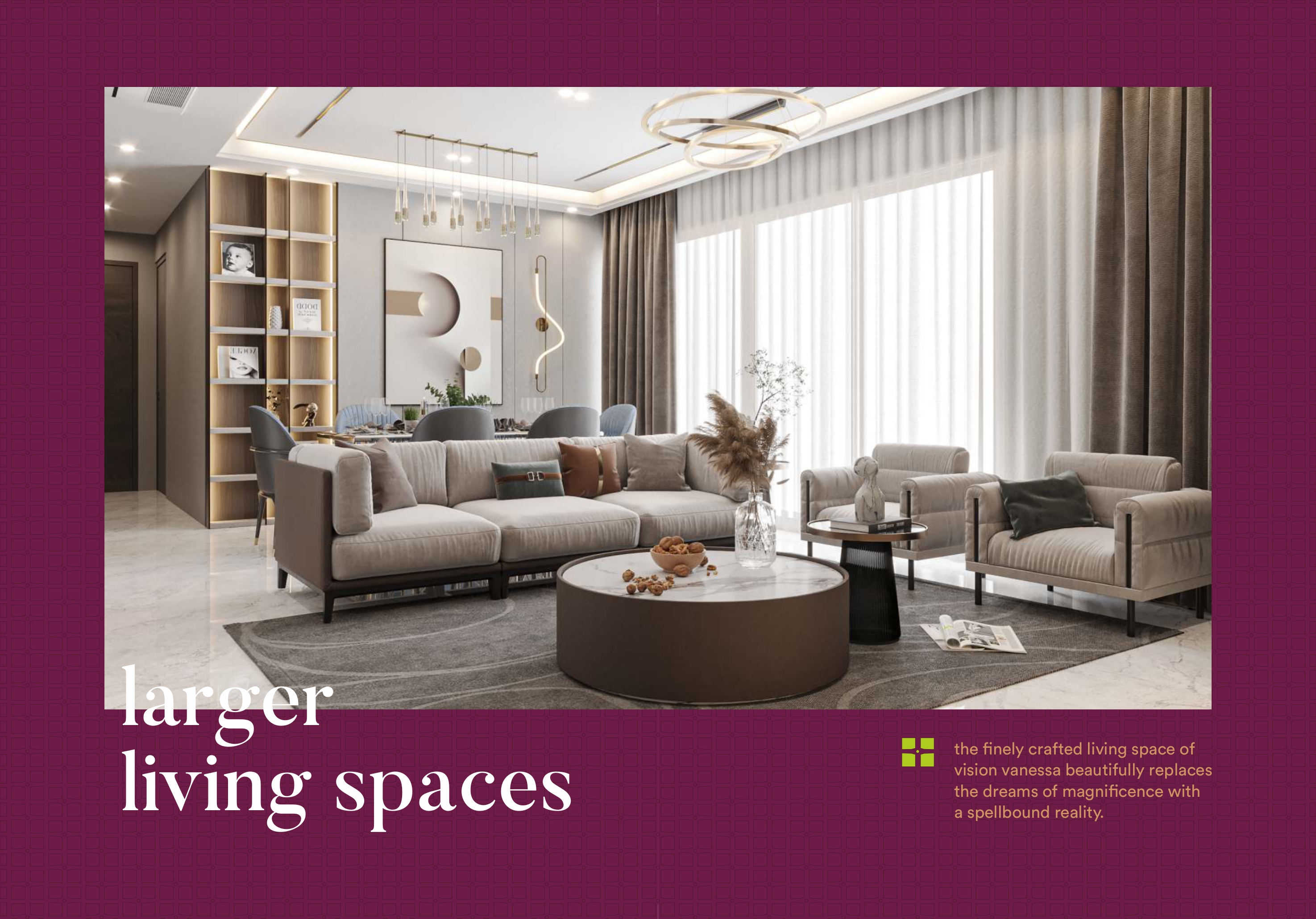 3 BHK + Study Room Apartment For Sale in Vision Vanessa