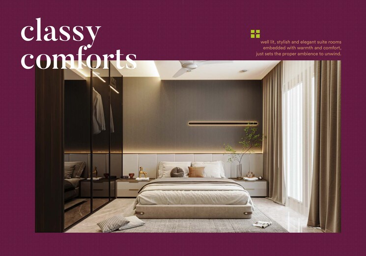 Bedroom, vision-vanessa 3 Bedroom 1315 Sq.Ft. Apartment In Ravet Pune 7448413