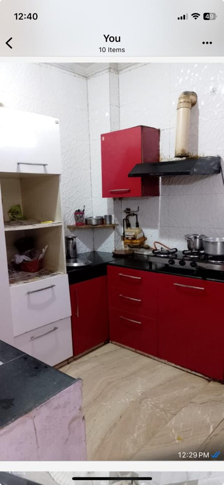Kitchen, pratap vihar 2 Bedroom 950 Sq.Ft. Builder Floor In Pratap Vihar Ghaziabad 7448534