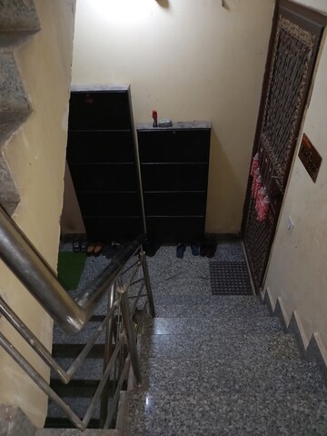 Staircase in 2 BHK Builder Floor at Krishna Park – for Sale