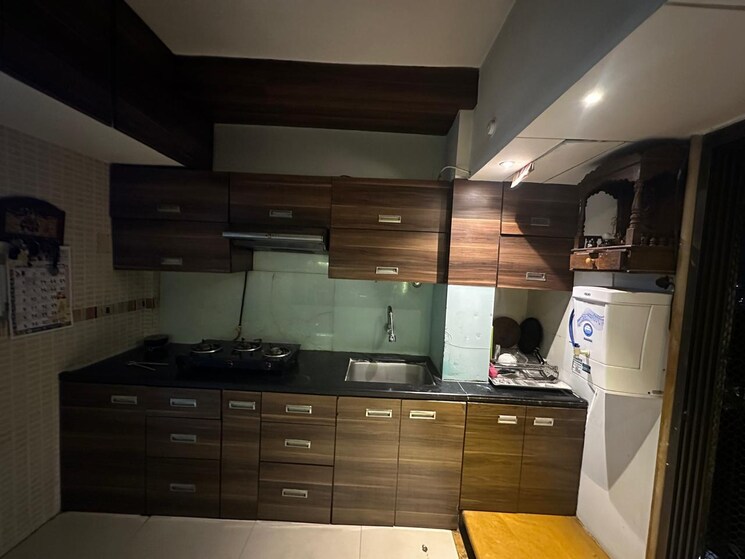 Kitchen, beauty-galms-apartment 2 Bedroom 800 Sq.Ft. Apartment In Uthalsar Thane 7448613