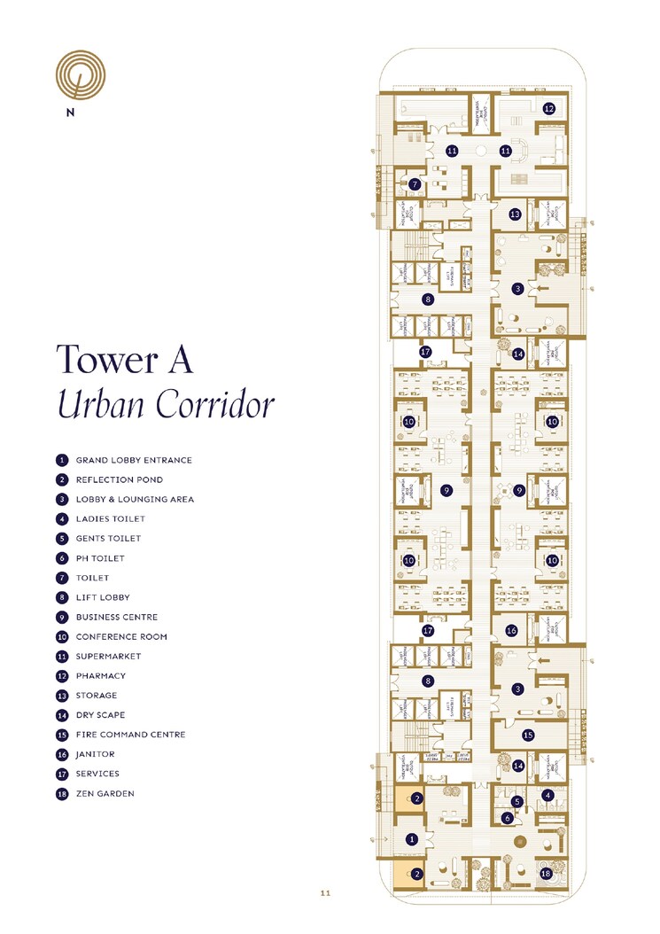 Master Plan, asbl-loft 3 Bedroom 1695 Sq.Ft. Apartment In Financial District Hyderabad 7449543