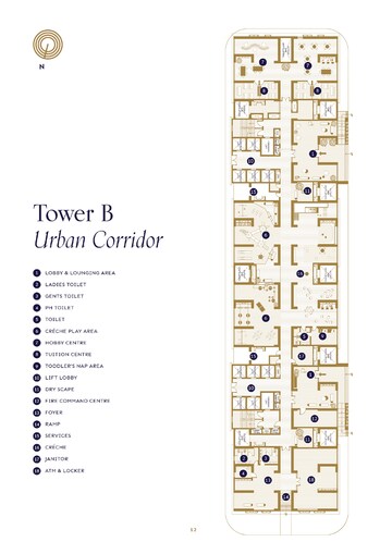 Master Plan in 3 BHK Apartment at ASBL Loft, Financial District – for Sale