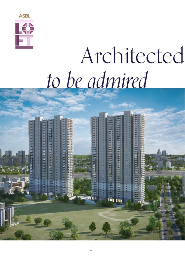 Exterior View, asbl-loft 3 Bedroom 1695 Sq.Ft. Apartment In Financial District Hyderabad 7449543