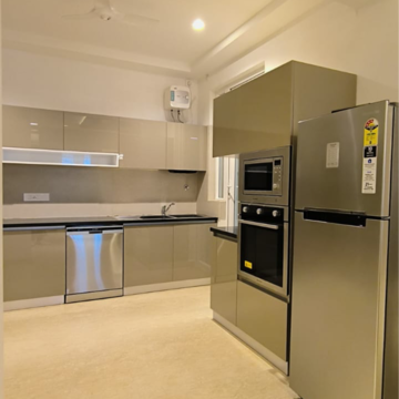 Kitchen in 4 BHK Apartment at Maya Green Lotus Utsav, International Airport Road – for Sale