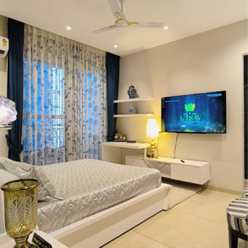 Bedroom in 4 BHK Apartment at Maya Green Lotus Utsav, International Airport Road – for Sale