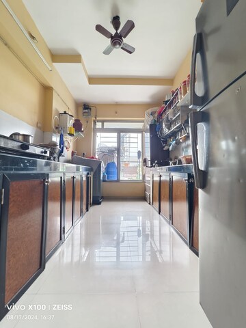 Kitchen in 2 BHK Apartment at Soham Garden, Manpada – for Sale