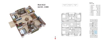 Master Plan in 3 BHK Apartment at Pacifica Hillcrest Phase 2, Gachibowli – for Sale