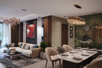 Living Room in 3 BHK Apartment at Hiranandani Empress Hill, Powai – for Sale