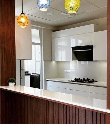 Kitchen in 3 BHK Builder Floor at Shalimar Bagh – for Sale