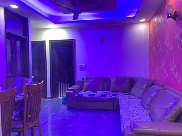 Living Room in 1.5 BHK Builder Floor at Chattarpur – for Sale