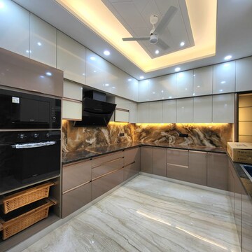 Kitchen in 4 BHK Builder Floor at Unitech South City II, South City 2 – for Sale