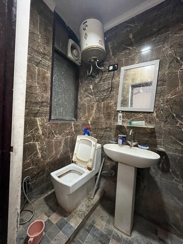 Bathroom in 3 BHK Builder Floor at Chattarpur – for Sale