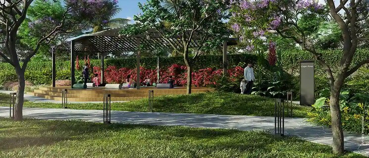 Garden, mahindra-ivylush 2 Bedroom 770 Sq.Ft. Apartment In Kharadi Pune 7452162