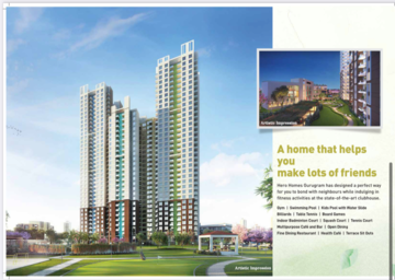 3 BHK Apartment – Exterior View View at Hero Homes Gurgaon, Sector 104 - for Sale