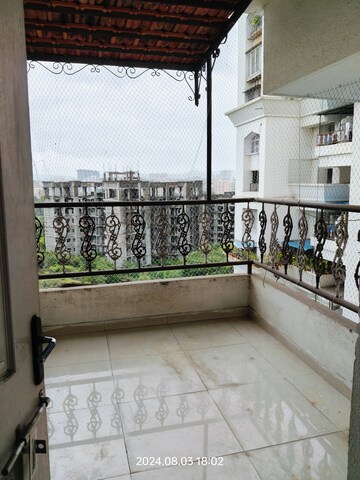 Balcony in 2 BHK Apartment at Manikchand Malabar, Lulla Nagar – for Rent