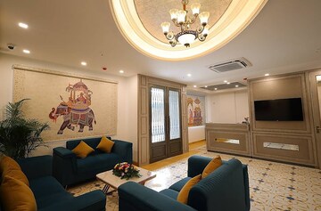 Living Room in 3 BHK Builder Floor at Mahavir Enclave – for Sale