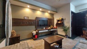 Living Room in 1 BHK Apartment at Hiranandani Estate Oyster, Ghodbunder Road – for Sale