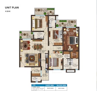 4 BHK Apartment For Resale in Stellar One Noida Ext Sector 1 Greater Noida  7455016