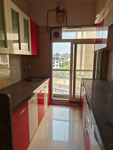 Kitchen in 3 BHK Apartment at Tricity Panache, Sanpada – for Sale