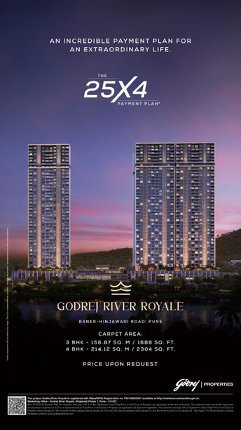 3 BHK Apartment For Resale in Godrej River Royale Mahalunge Pune  7455483