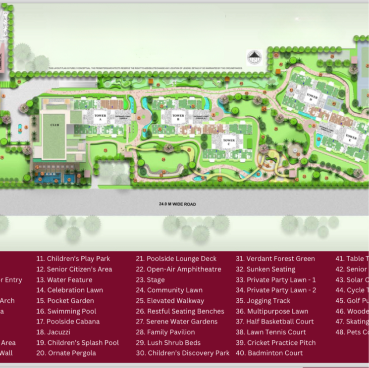 Master Plan, tulip-crimson 5 Bedroom 3090 Sq.Ft. Apartment In Sector 75 Gurgaon 7455493